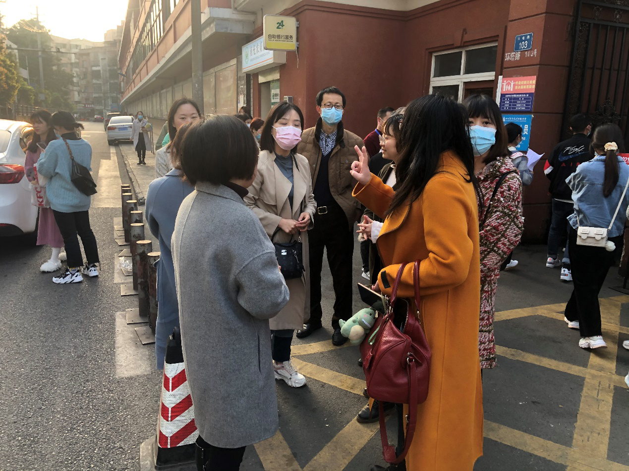 温暖送考，情满南师 ——我校教师资格证送考活动圆满完成
