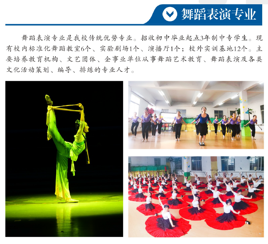 2021年招生专业介绍-（舞蹈表演专业）